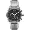 Image de Armani Exchange Hommes Analogique Quartz Montre avec Bracelet en Polyuréthane AX4167