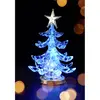 Image de Sygonix SY-4722058 Sapin de Noêl RVB translucide, argent