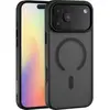 Image de Renkforce RF-6830728 Coque arrière Apple iPhone 17 Pro Max noir, transparent compatible avec MagSafe, chargement par induction RF-6830728