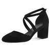Image de Tamaris Escarpins à Talon Bloc pour Femme, Noir, 39 EU