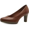 Image de Tamaris Femme Escarpins, Dame Escarpins Classiques,TOUCHit,fermé,élégant,Noble,Confortable,Chaussure d'affaires,Bureau,Cognac,37 EU