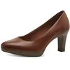 Image de Tamaris Femme Escarpins, Dame Escarpins Classiques,TOUCHit,Chaussure de Cour,Escarpin de Bureau,fermé,élégant,Confortable,Cognac,41 EU
