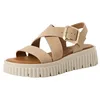 Image de Tamaris sandale femme à talon compensé beige 40 EU