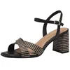 Image de Tamaris Sandales pour femme 1-28320-44, Peigne noir, 6 UK