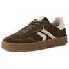 Image de Tamaris Baskets Basses Blanches, Olive, 40 EU