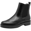 Image de Tamaris Femme Damen Boot Flat 1-25338-45 Bottine, Noir, 38 EU