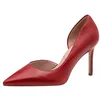 Image de Tamaris Escarpins femme à talon aiguille cuir rouge 37 EU