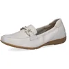 Image de CAPRICE Chaussures à Enfiler Femme en Cuir à Boucle, Blanc (White Deer), 40 EU