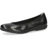 Image de Caprice Ballerines Femme en Cuir Plates, Noir (Black Nappa), 37 EU