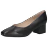 Image de CAPRICE Escarpins Femme en Cuir Petit Talon, Bleu (Ocean Nappa), 39 EU
