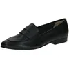 Image de CAPRICE Chaussures à Enfiler Femme en Cuir Élégantes, Noir (Black Nappa), 37,5 EU