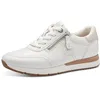 Image de Tamaris Comfort Baskets Femme Plates à Lacets avec Fermeture éclair, White Nappa, 37 EU