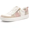 Image de Tamaris Comfort baskets femme plates avec fermeture éclair loisirs, Beige/Rose, 37 EU
