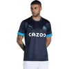 Image de PUMA OLYMPIQUE DE MARSEILLE Homme Saison 2022/23 Officiel Extérieur Maillot, Parisian Night Bleu Azur, L EU