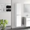 Image de evineo ineo4 Armoire haute avec 2 portes, avec poignée, BE0204WH,