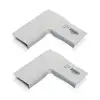 Image de Blumtech PROFI-TOP Angle d'étanchéité pour receveurs de douche affleurants, 2 éléments, BT003,