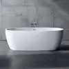 Image de neoro n80 Baignoire en îlot L : 180 l : 80 H : 59,7 cm, avec surface facile à nettoyer, BN0001WH,
