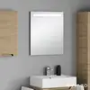 Image de evineo ineo Miroir avec éclairage, sans contact l : 60 H : 70 P : 3,5 cm, BEA023MI,
