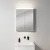 Image de neoro n50 | n50T46 Armoire de toilette l : 60 cm, 2 portes, avec éclairage, BN0472MI,