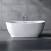 Image de neoro n50 Baignoire en îlot L : 165 l : 78 H : 61 cm, avec surface facile à nettoyer, BN0006WM,