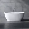 Image de neoro n50 Baignoire en îlot L : 150 l : 76 H : 60 cm, avec surface facile à nettoyer, BN0007WM,