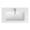 Image de neoro n50T46 edge Plan vasque ultra plat l : 80,5 P : 46 cm, BN0055WH,