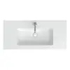 Image de neoro n50T46 edge Plan vasque ultra plat l : 100,5 P : 46 cm, BN0056WH,
