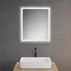 Image de neoro n30 Miroir avec éclairage l : 60 cm, éclairage sur le pourtour, direct + indirect, BN0002MI,