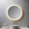 Image de neoro n50 Metal Touch Miroir avec éclairage Ø 80 cm, éclairage sur le pourtour, direct + indirect, BN0022MI,