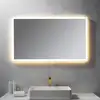 Image de neoro n50 Metal Touch Miroir avec éclairage l : 120 cm, éclairage sur le pourtour, direct + indirect, BN0029MI,