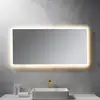 Image de neoro n50 Metal Touch Miroir avec éclairage l : 140 cm, éclairage sur le pourtour, direct + indirect, BN0030MI,