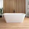 Image de rivea Maila Baignoire en îlot L : 168 l : 79 H : 61 cm, avec surface facile à nettoyer, BR0558WH,