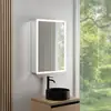Image de rivea Dia Armoire de toilette l : 60 cm, 2 portes, avec éclairage, BR0536MI,