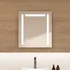 Image de rivea Bahri Miroir avec éclairage l : 60 cm, avec éclairage direct, BR2037MI,