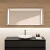 Image de rivea Bahri Miroir avec éclairage l : 140 cm, avec éclairage direct, BR2041MI,