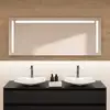 Image de rivea Bahri Miroir avec éclairage l : 160 cm, avec éclairage direct, BR2042MI,