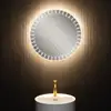 Image de neoro n80 Miroir design Ø 60 cm avec éclairage sur le pourtour, direct + indirect, BN0049MI,