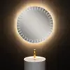Image de neoro n80 Miroir design Ø 80 cm avec éclairage sur le pourtour, direct + indirect, BN0050MI,