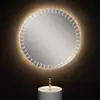 Image de neoro n80 Miroir design Ø 120 cm avec éclairage sur le pourtour, direct + indirect, BN0052MI,