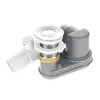 Image de Blumtech WS Garniture de vidage et de trop-plein avec niveau de remplissage ajustable pour baignoires sans trop-plein,, BT236CR,