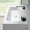 Image de rivea Dia Plan vasque ultra plat l : 121 H : 2 P : 51,5 cm, BR0056WH,