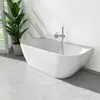 Image de evineo ineo4 Baignoire murale L : 166 l : 80 cm, BE4001WH,