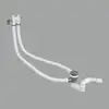 Image de preotec p20 Garniture de vidage et de trop-plein clic-clac pour baignoires sans trop-plein,, CLCO1200CR,