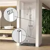 Image de rivea Dia Profilé de finition pour portes pivotantes et pliantes en niche, BR0600CR,