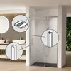 Image de rivea Dia Profilé de finition pour porte coulissante en 2 parties en niche, BR0624CR,