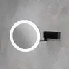 Image de Viverso Zoom me Miroir cosmétique à grossissement x 5, éclairage à température de couleur réglable, batterie, VM6301MB,