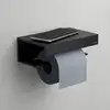 Image de Viverso AGA Design L / U Porte-papier toilette avec tablette, AL2020BM,