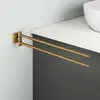 Image de Viverso x cube Porte-serviettes de toilette 2 bras, pivotant, VC4400BG,