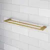 Image de Viverso x add Porte-serviettes de bain double l: 600 H: 14 P: 125 mm, VA4700BG,