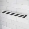 Image de Viverso x add Porte-serviettes de bain double l: 600 H: 14 P: 125 mm, VA4700MB,